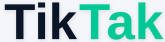tiktak send wordmark light